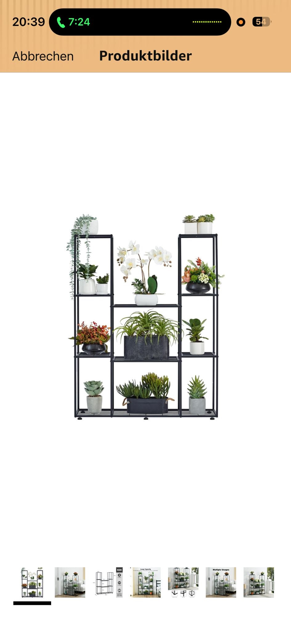 Blumenregal 4 Etagen Pflanzenregal Pflanzenständer Regal Blumen