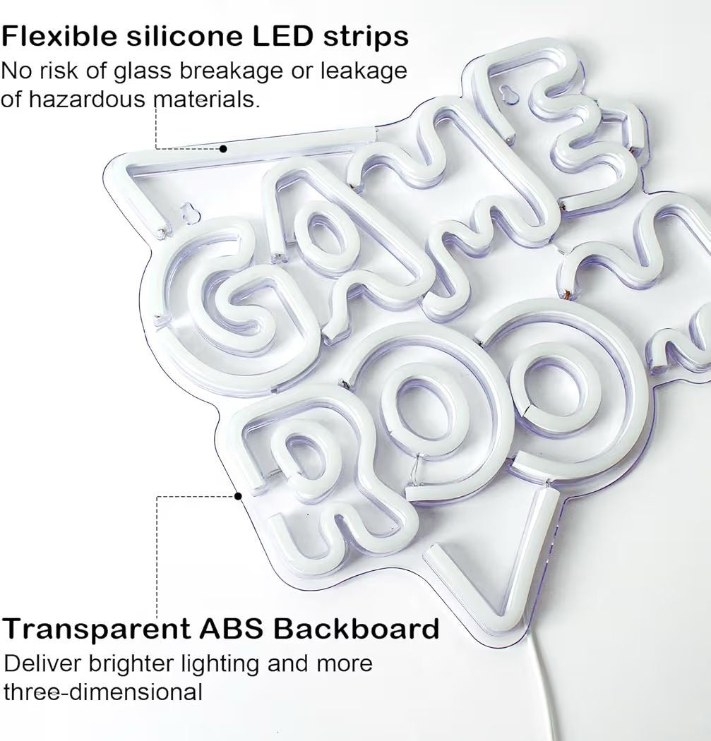LED Neon Schild Game Room Neonlicht USB