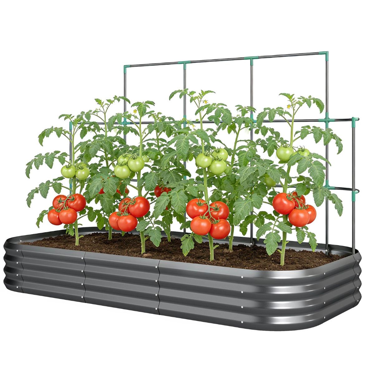 Hochbeet Rankgitter Pflanzkasten Handschuhe Gartenpflege Pflanzenbeet