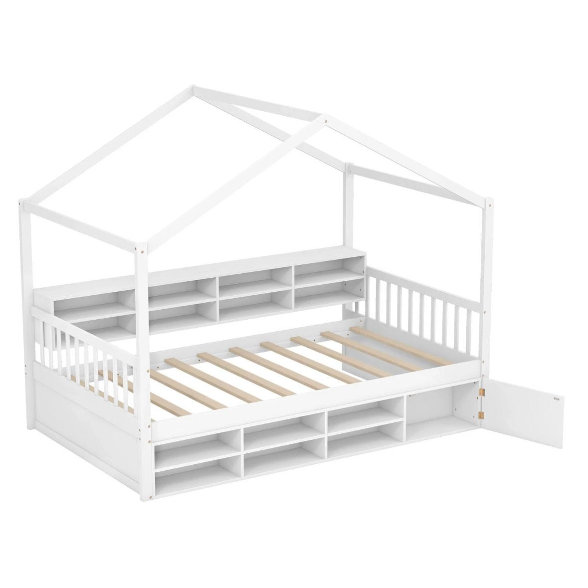 Hausbett Kinderbett 90x200cm Kinderzimmer Bett Doppelbett