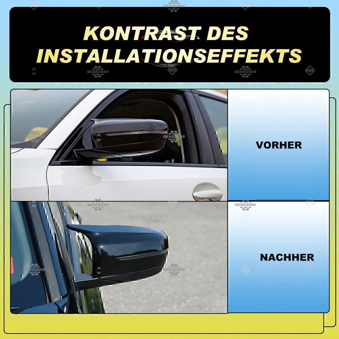 Spiegelkappen Außenspiegel für BMW 5er G30 G31 7er G11 G12 G20 G21