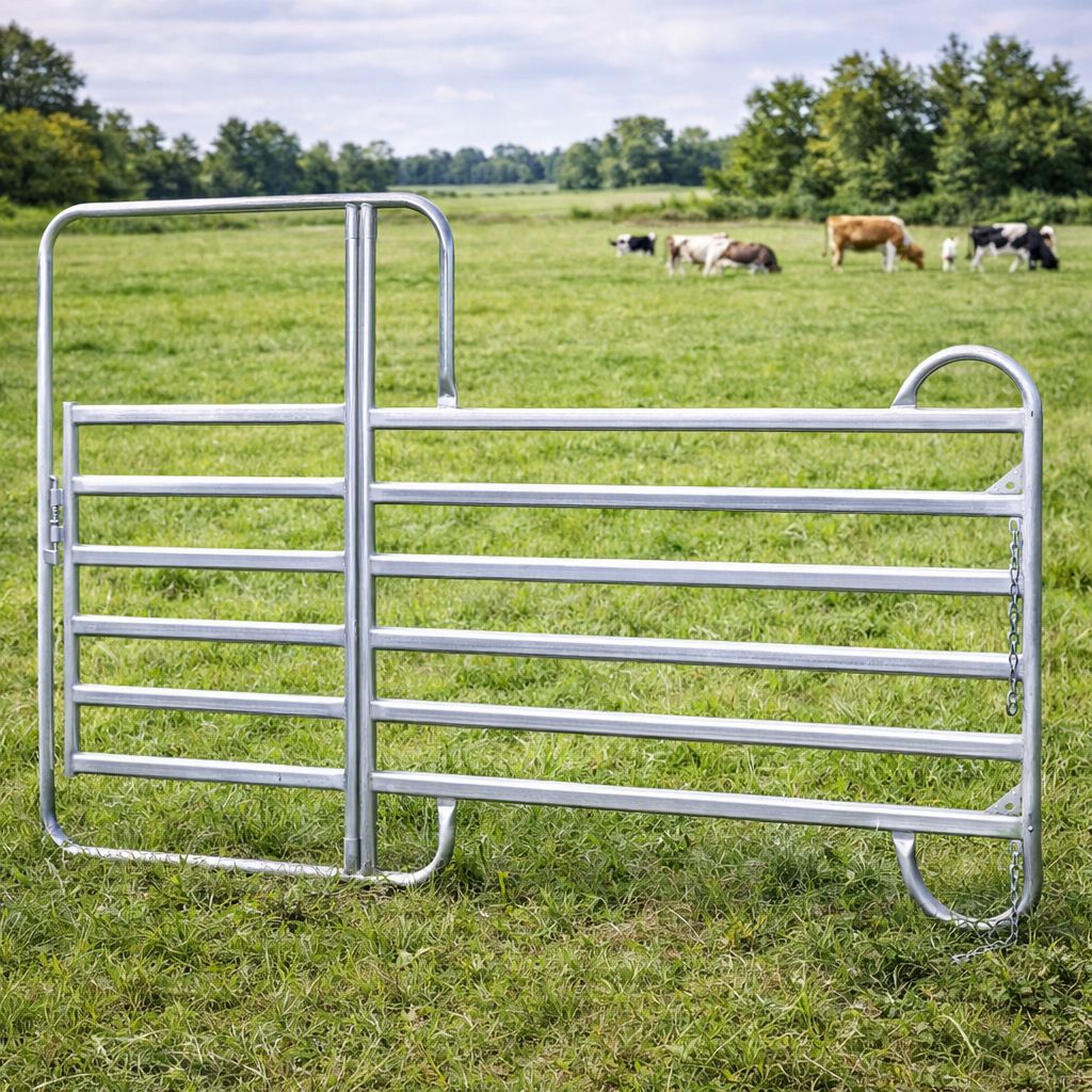Weidepanel mit Tor Weide Weidezaun Weidezelt Paddock