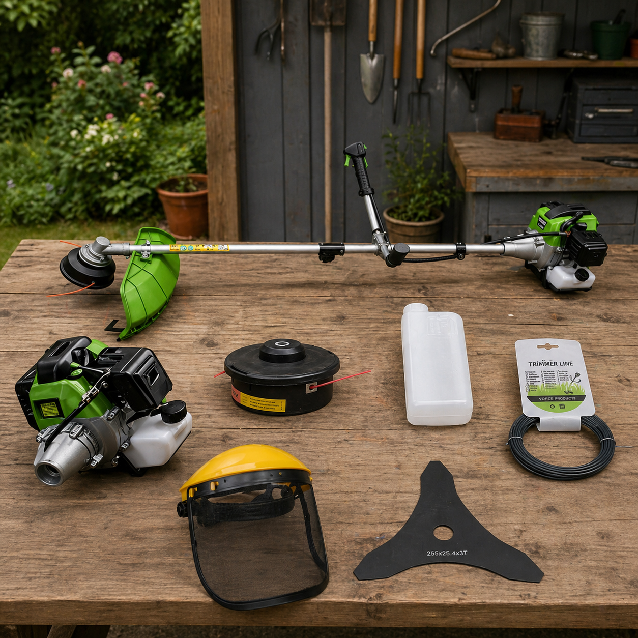 Benzin Motorsense Freischneider Gasentrimmer Rasenschneider