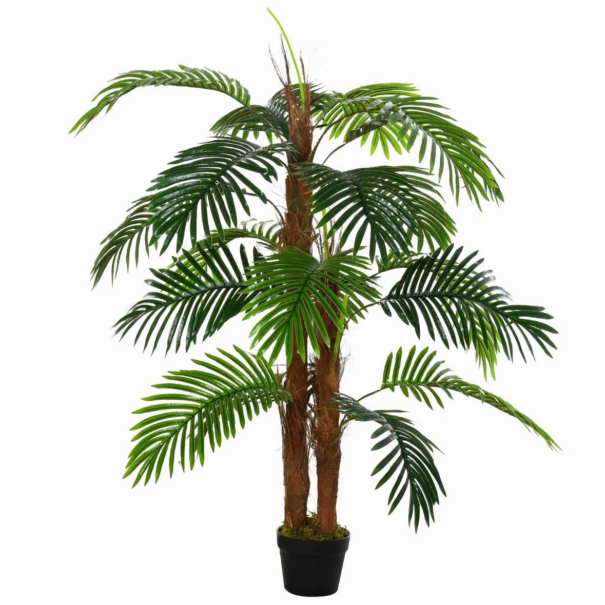 Kunstpflanzen Topf 120cm Palme Kunstpflanze Kunstbaum Zimmerpflanze