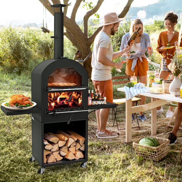 Holzofen Pizzaofen Gartenofen Pizzastein Ofen