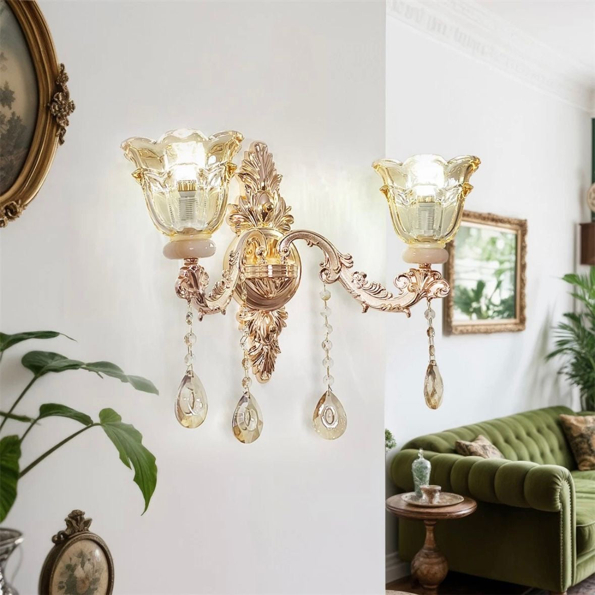 Antike Wandleuchte Dimmbar Vintage Wandlampe Wandbeleuchtung