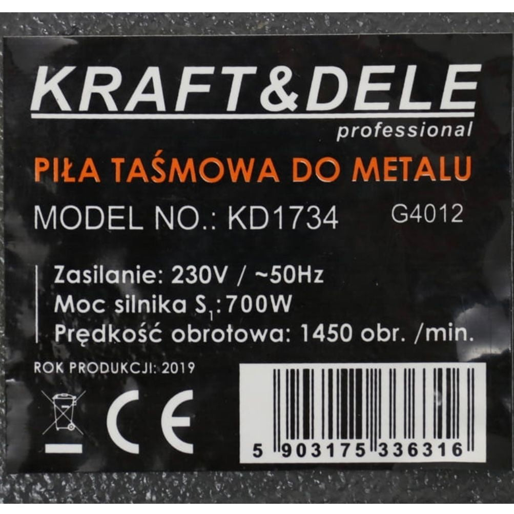 Metall Bandsäge Säge 700W Metallsäge Sägen