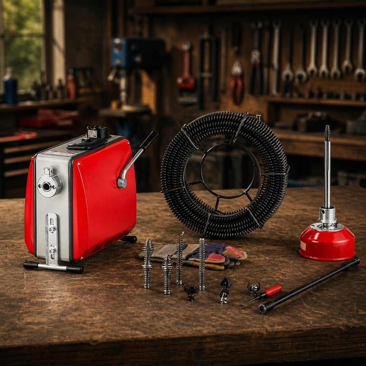 Rohrreinigungsmaschine 500W Abflussreiniger Elektrisch Reiniger
