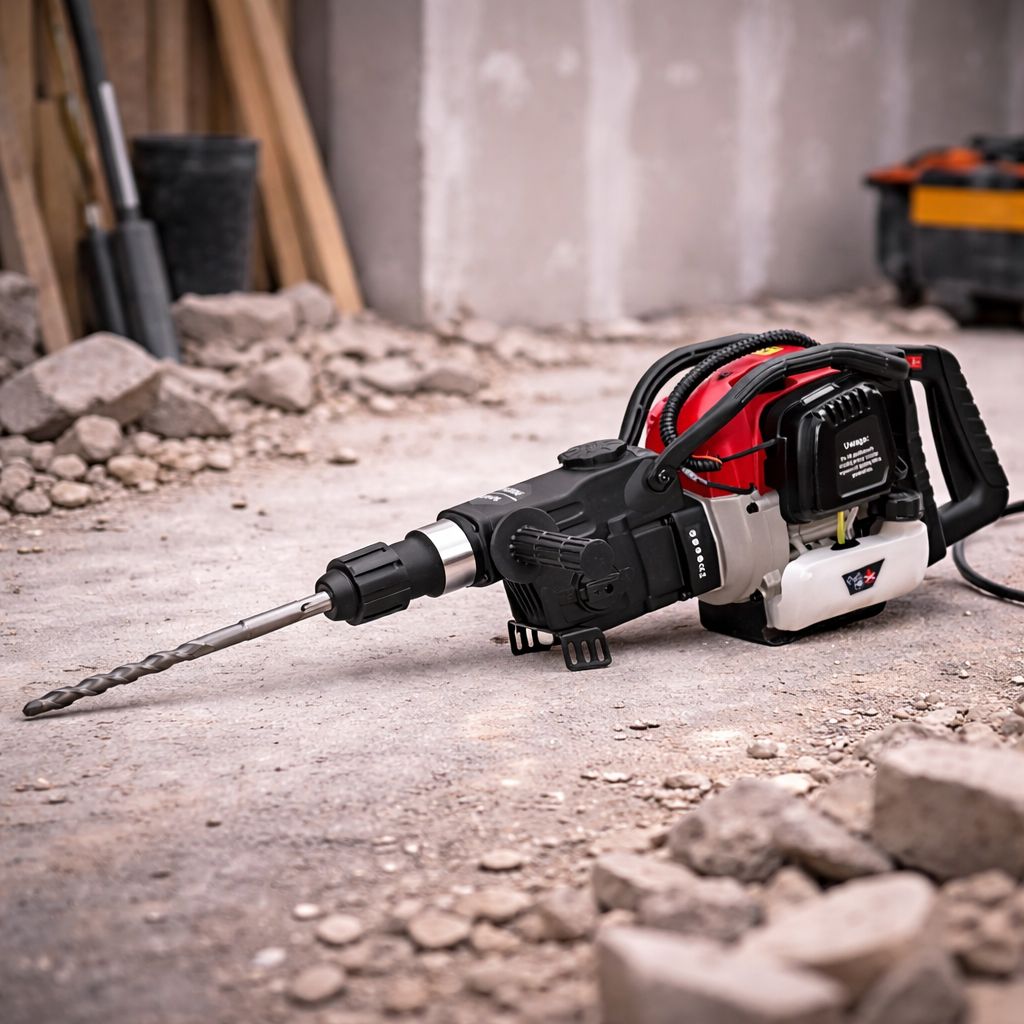 Benzin Abbruchhammer Bohrhammer mit SDS-MAX Hammer