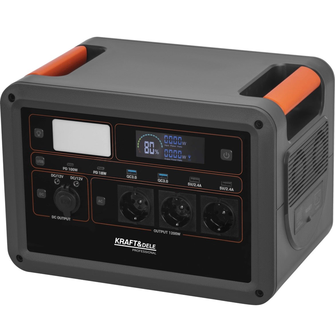 Powerstation 1152Wh 1200W Tragbare Stromversorgung