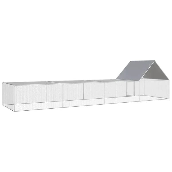 Hühnerstall 800x200x200cm Gehege Käfig Tierhaltung Tierstall