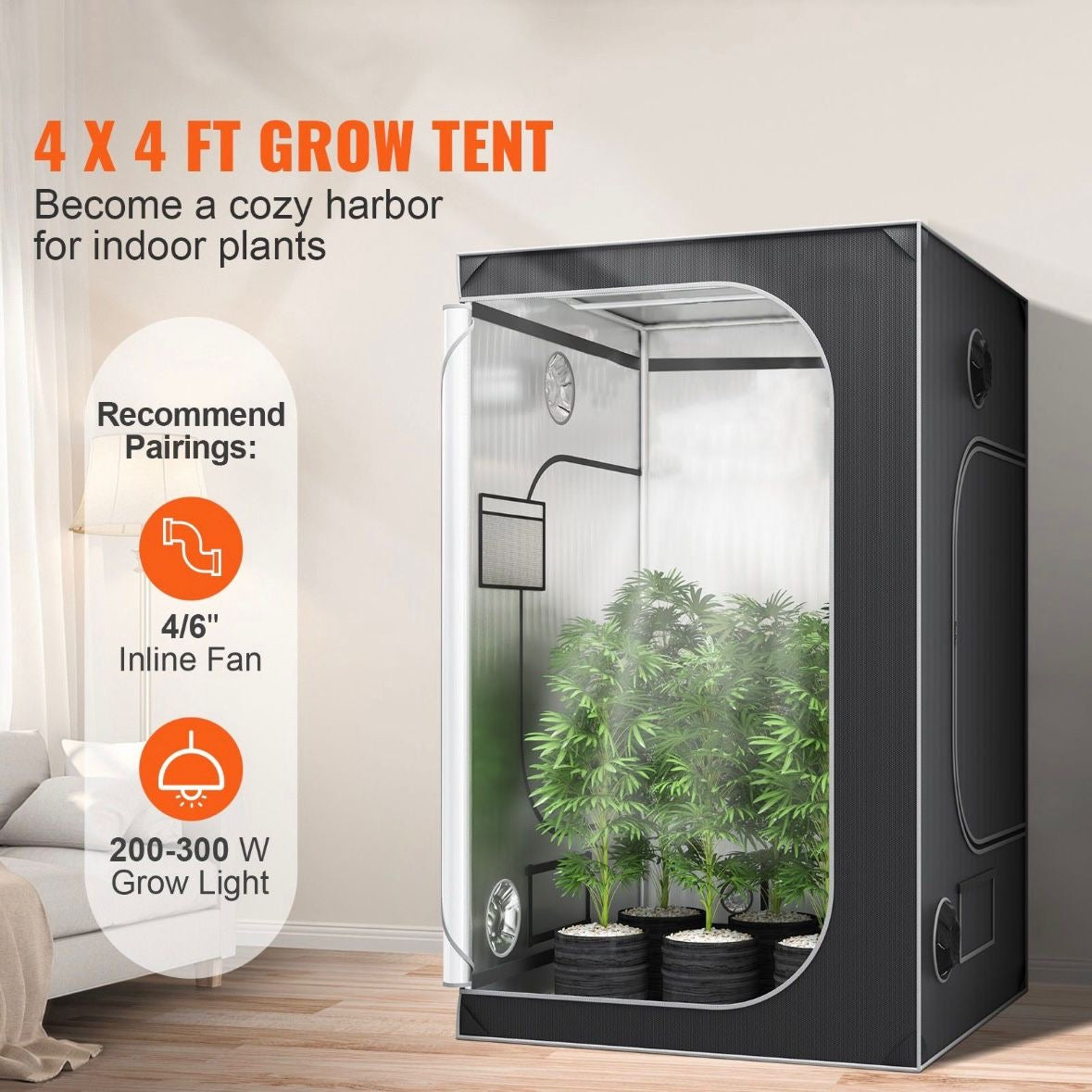 Growbox Gewächshaus Growtent Growschrank Indoor Zuchtzelt