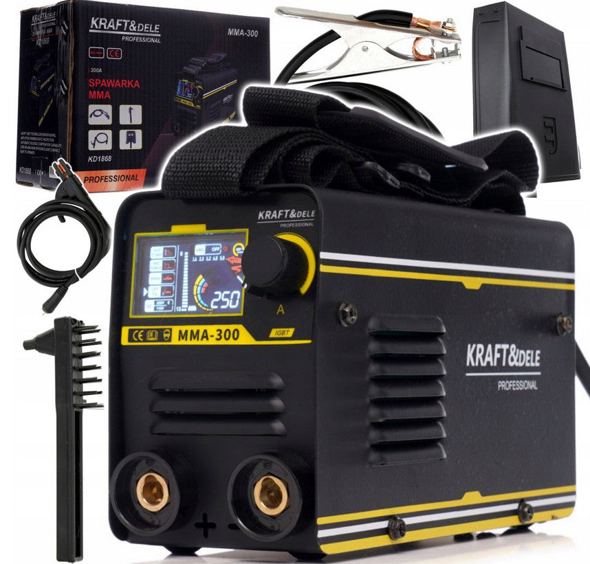Schweissgeraet Elektroden Inverter MMA IGBT 300A LCD TIG Lift Kompakt
