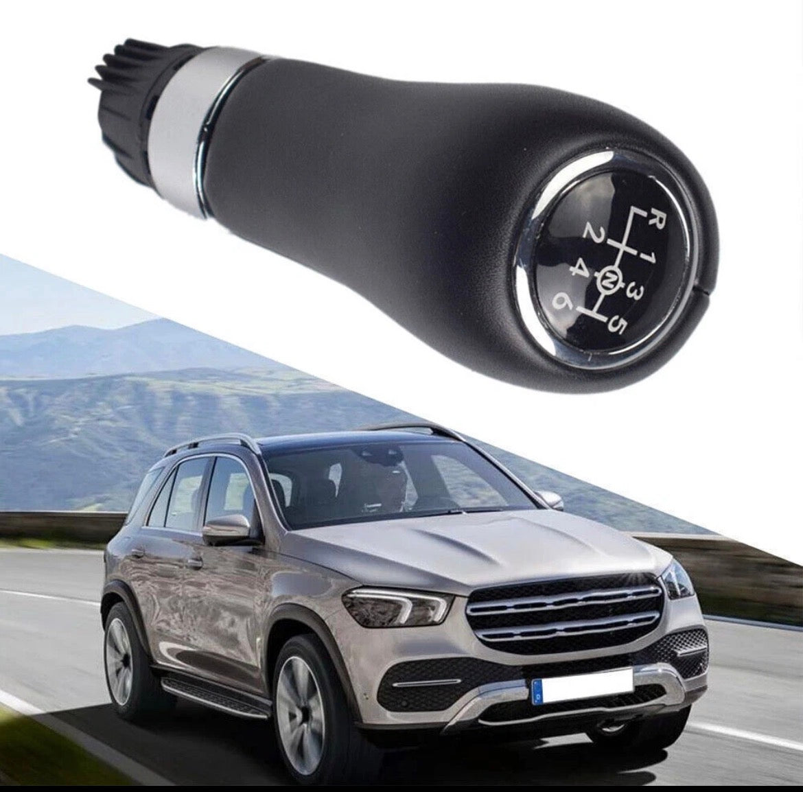 6 Gang Schaltknauf Schalthebel Knauf Hebel für Mercedes-Benz W203 W209 W204 C250