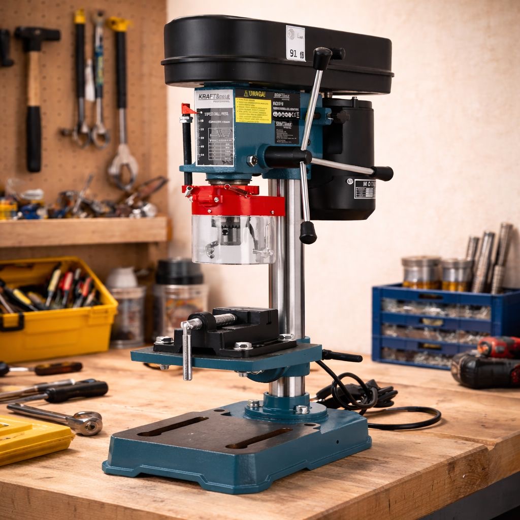 Säulenbohrmaschine 1550W Bohrer Bohrmaschine Standbohrmaschine Maschine