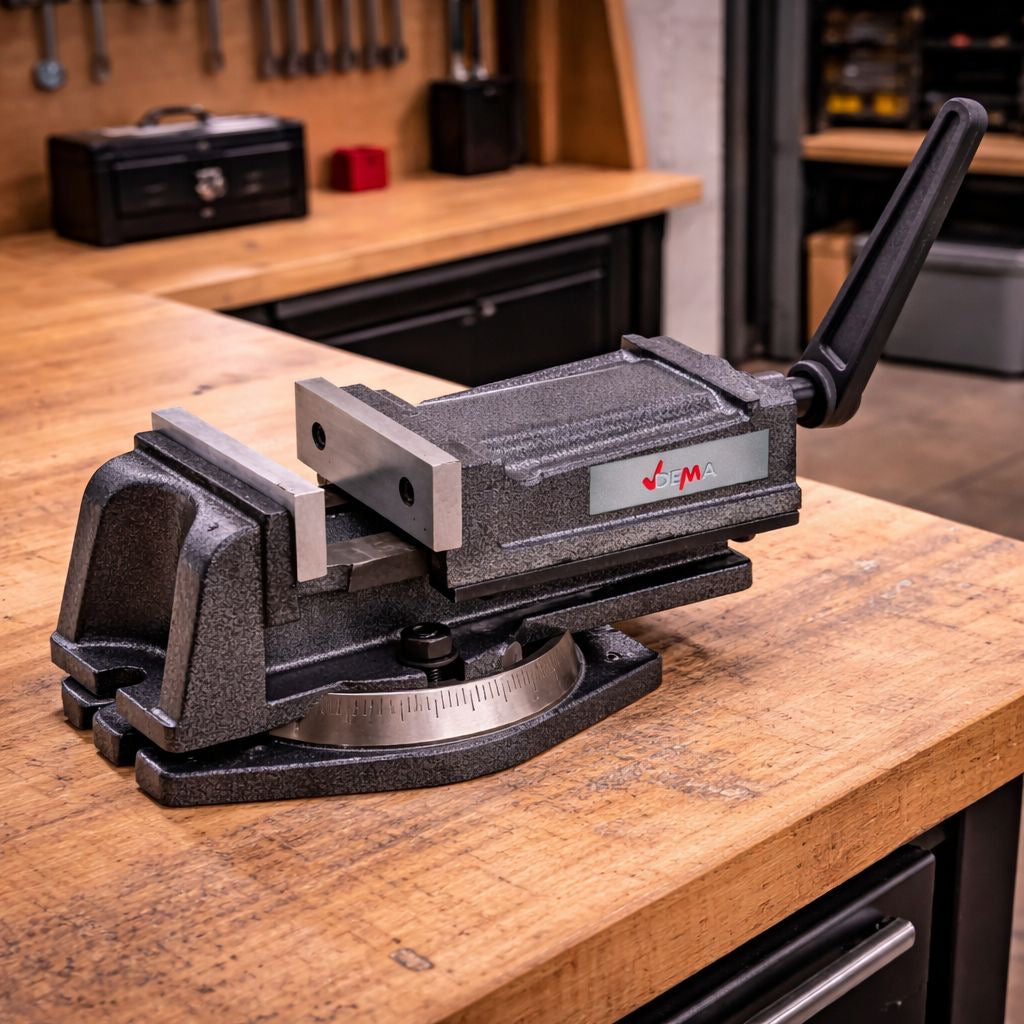 Präzisions Schraubstock 100mm Maschinenschraubstock Drehteller