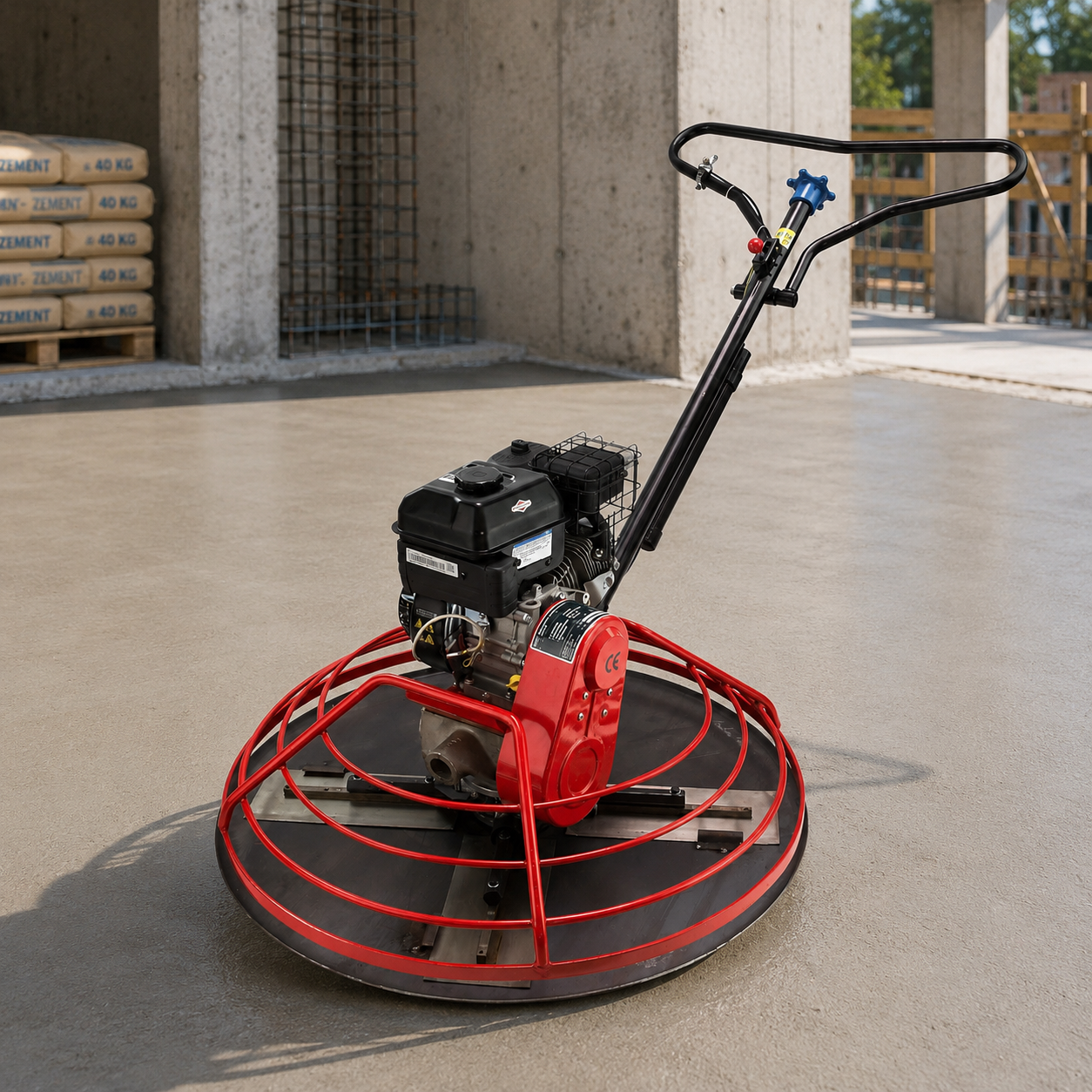 Betonglätter Estrichglätter Flügelglätter Glättmaschine Glättteller
