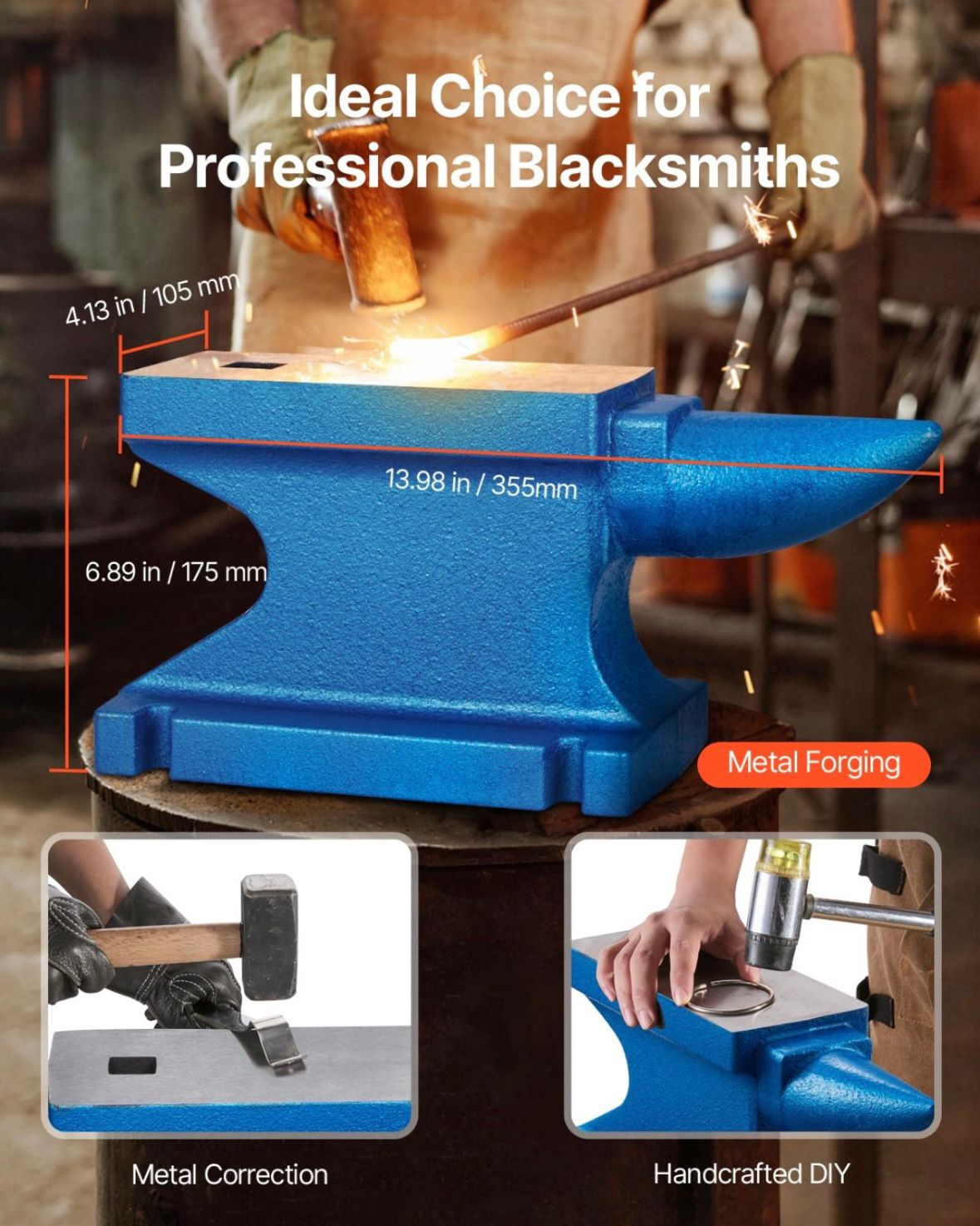 Amboss 25 kg Gusseisen Schmiede Werkzeug