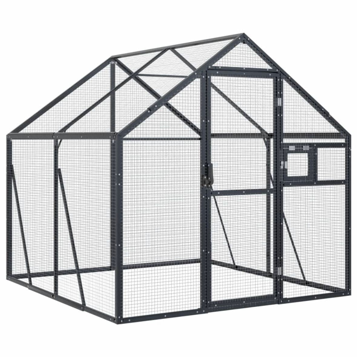 Voliere Vogelkäfig Aluminium