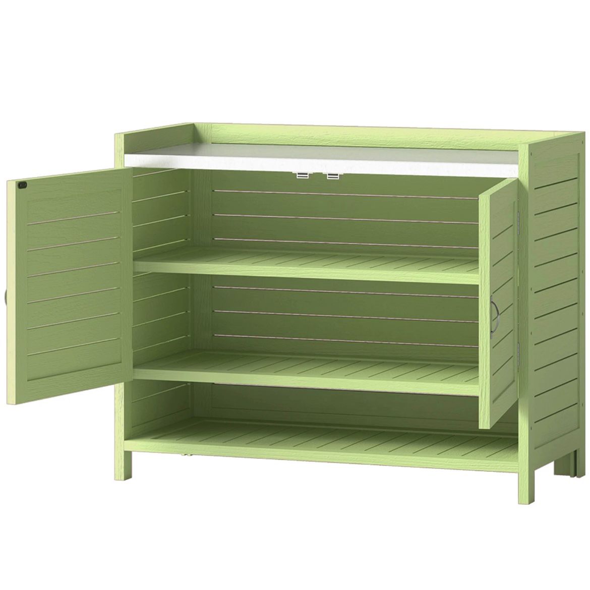 Pflanztisch Unterschrank Gartenschrank Arbeitsplatte Terrassenschrank