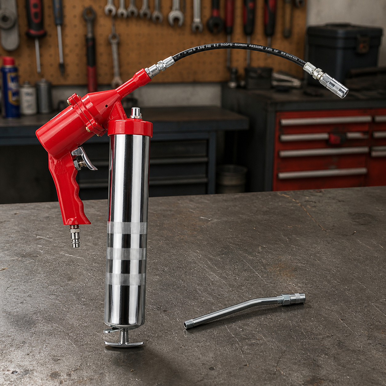 Druckluft Fettpresse Handpresse Werkstatt Presse