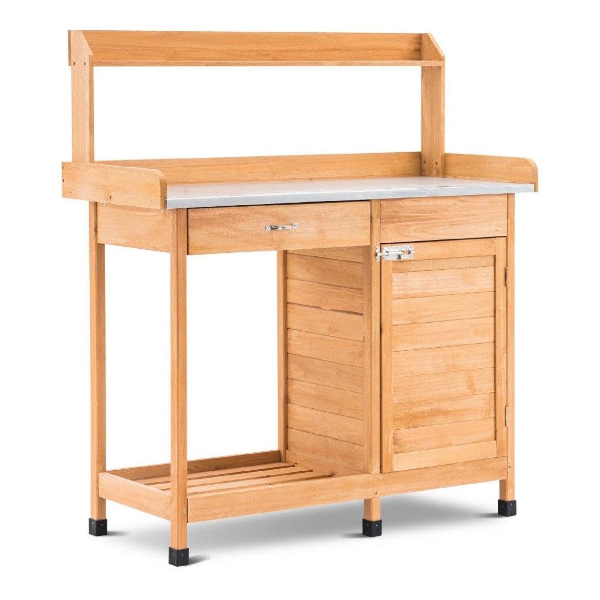 Pflanztisch Schublade Gärtnertisch Gartenschrank Tisch Schrank