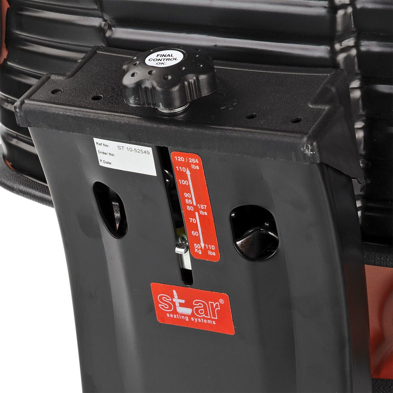 Traktorsitz mit Armlehnen Federung Sitz Traktor Stapler