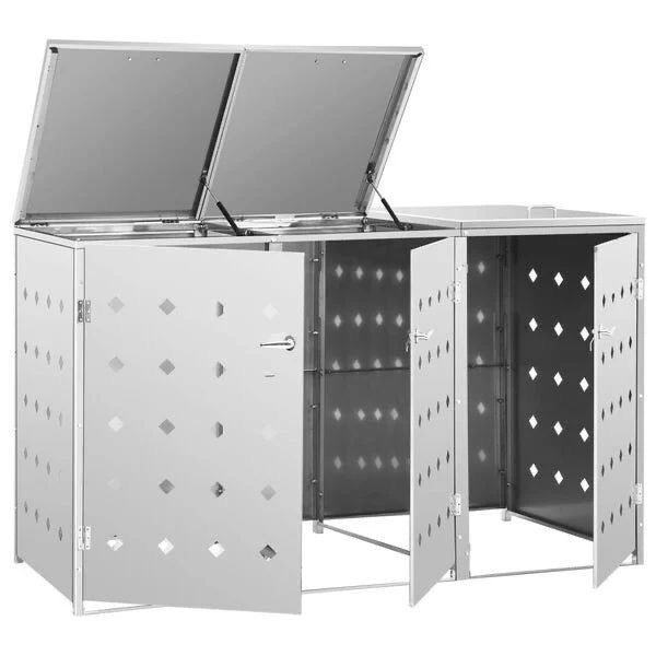 3x240L Mülltonnenbox Mülltonnen Tonnen Müllboxen