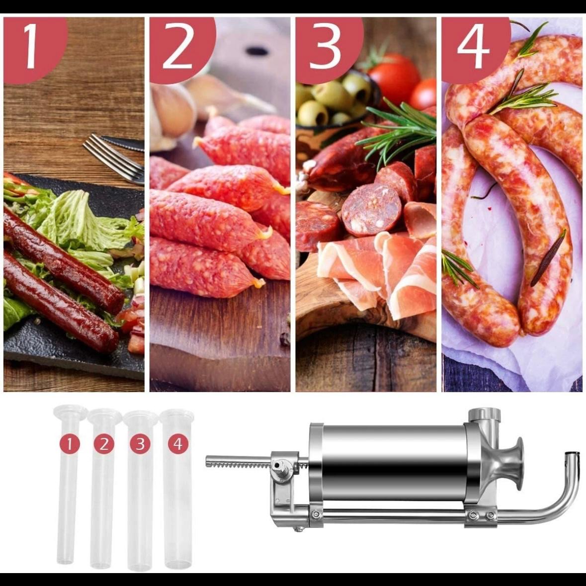 Wurstfüller Manuell Wurstfüllmaschine Wurstpresse Edelstahl Wurstspritze