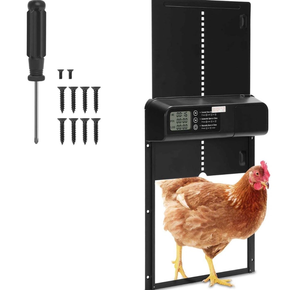 Automatische Hühnerstalltür Hühnerklappe Hühnertür