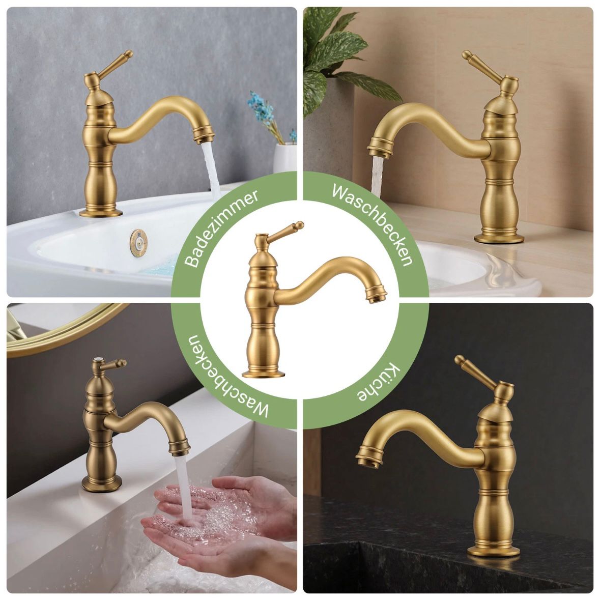 Waschtischarmatur Badarmatur Antik Wasserhahn Bad Waschbecken