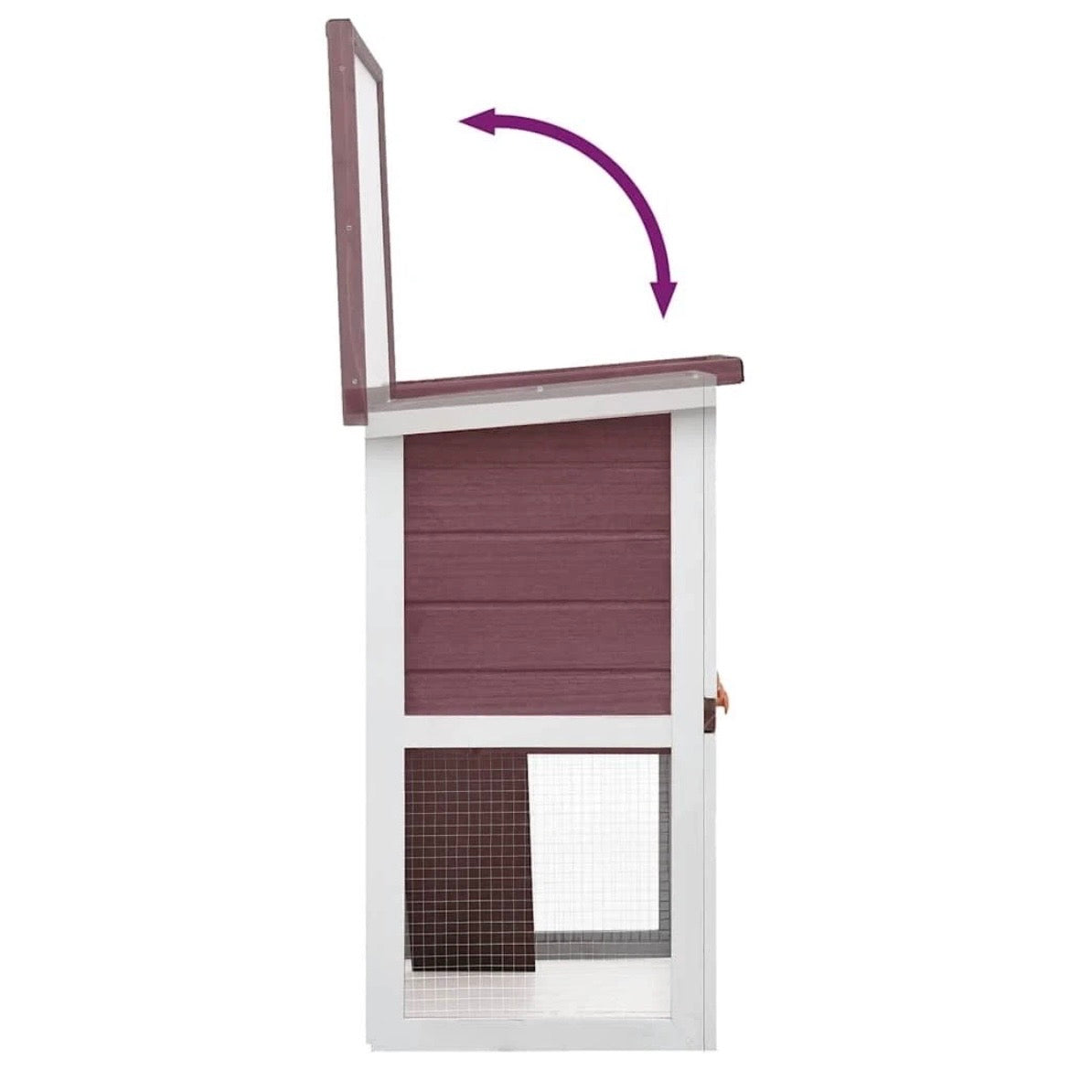 Kaninchenstall Hasenstall Kleintierstall Holz Freigehege Outdoor Stall