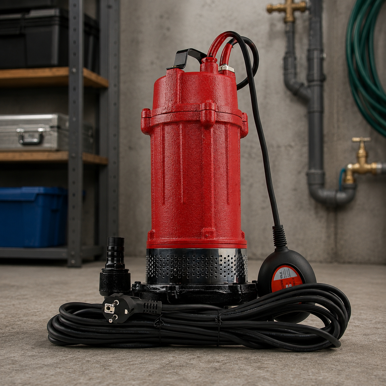 Tauchpumpe 1100W Schmutzwasserpumpe Klarwasser Gartengeräte Wasserpumpe