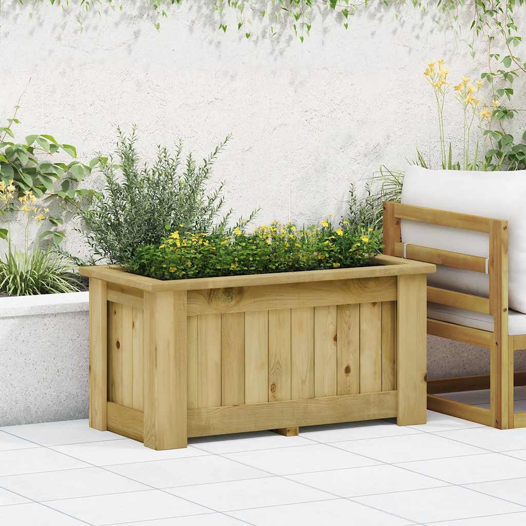 Hochbeet 100x50x50 cm Kiefernholz Pflanzkasten Garten Gemüsebeet