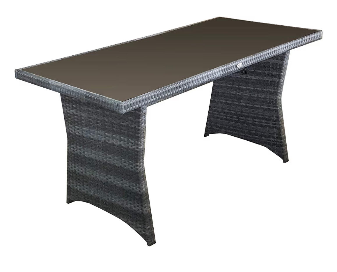Gartenlounge Set Polyrattan Sitzgruppe 3-Sitzer Sofa