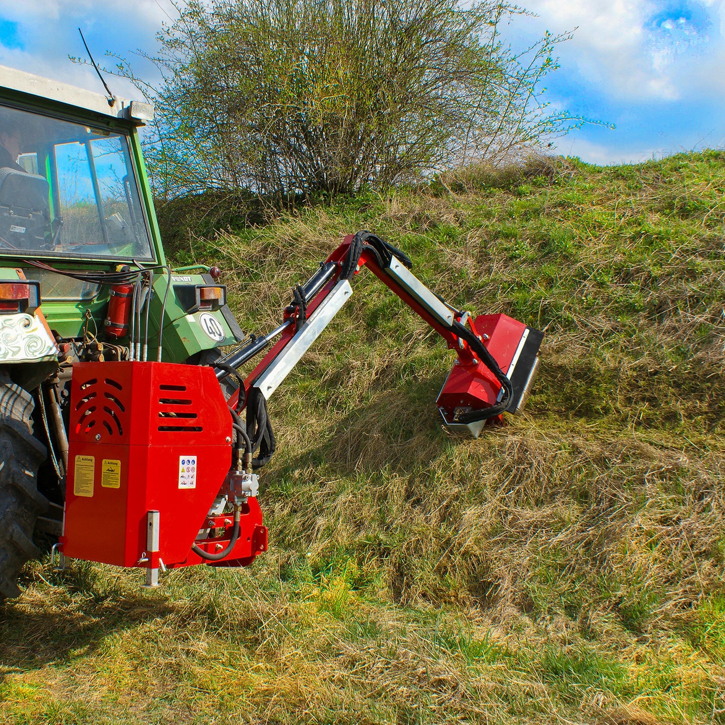 Böschungsmulcher 60 cm Mulchbreite Ausleger 300 cm Zapfwelle Kat 1