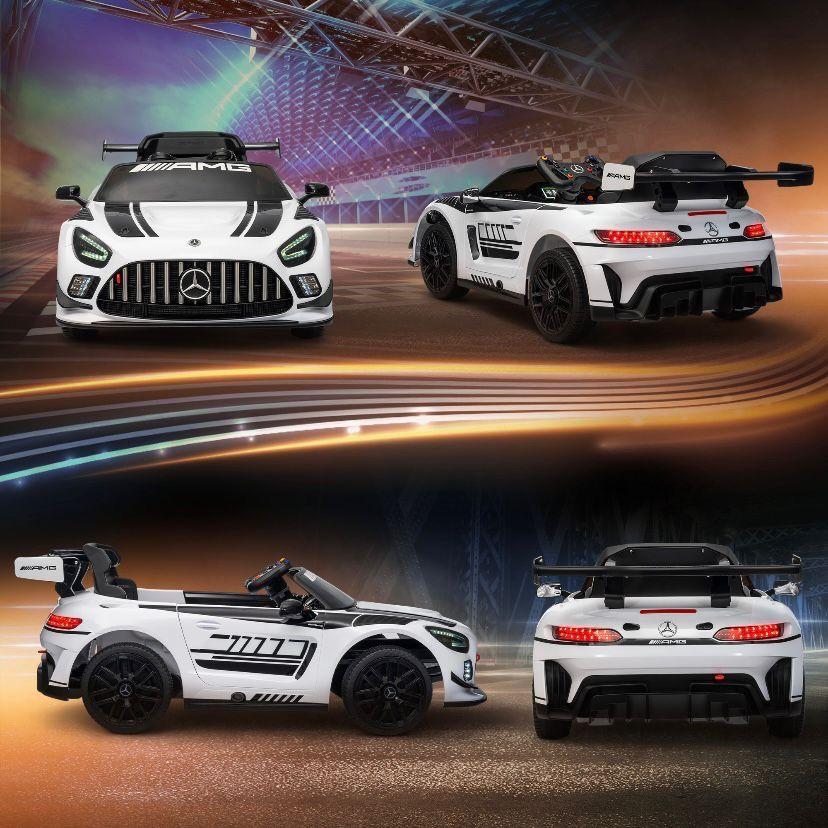 Mercedes-AMG GT Kinder Elektroauto 12 V – Lizenziertes Fahrzeug mit Fernbedienung