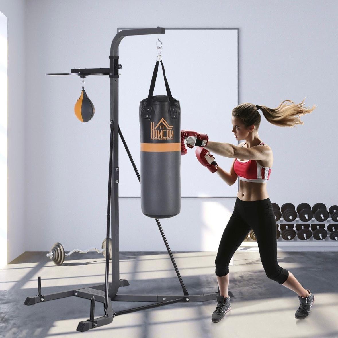 2in1 Boxständer mit Boxsack & Punchingball
