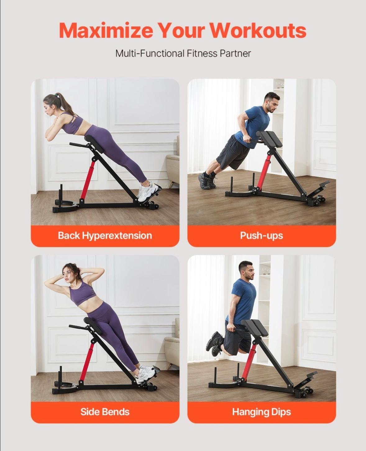 Hyperextension Rückentrainer für Ganzkörpertraining