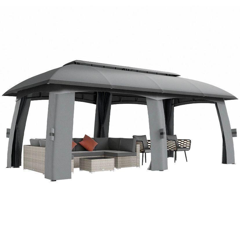 Gartenpavillon Pavillon 3x6m