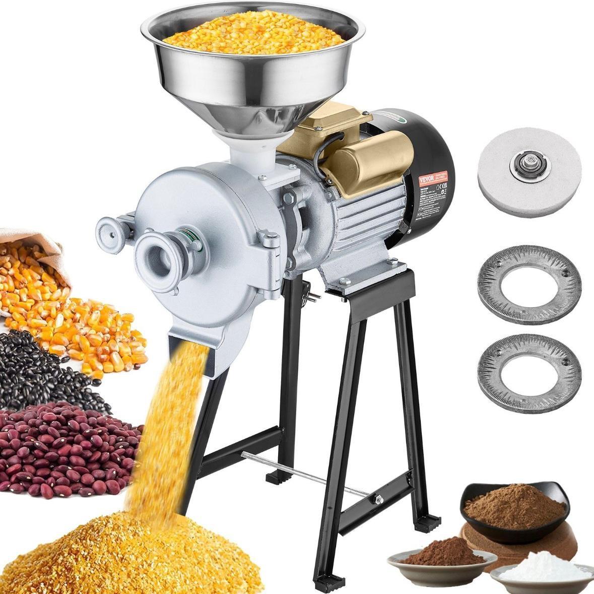 2in1 Elektrische Getreidemühle 3000W Nass- & Trockenmahlen