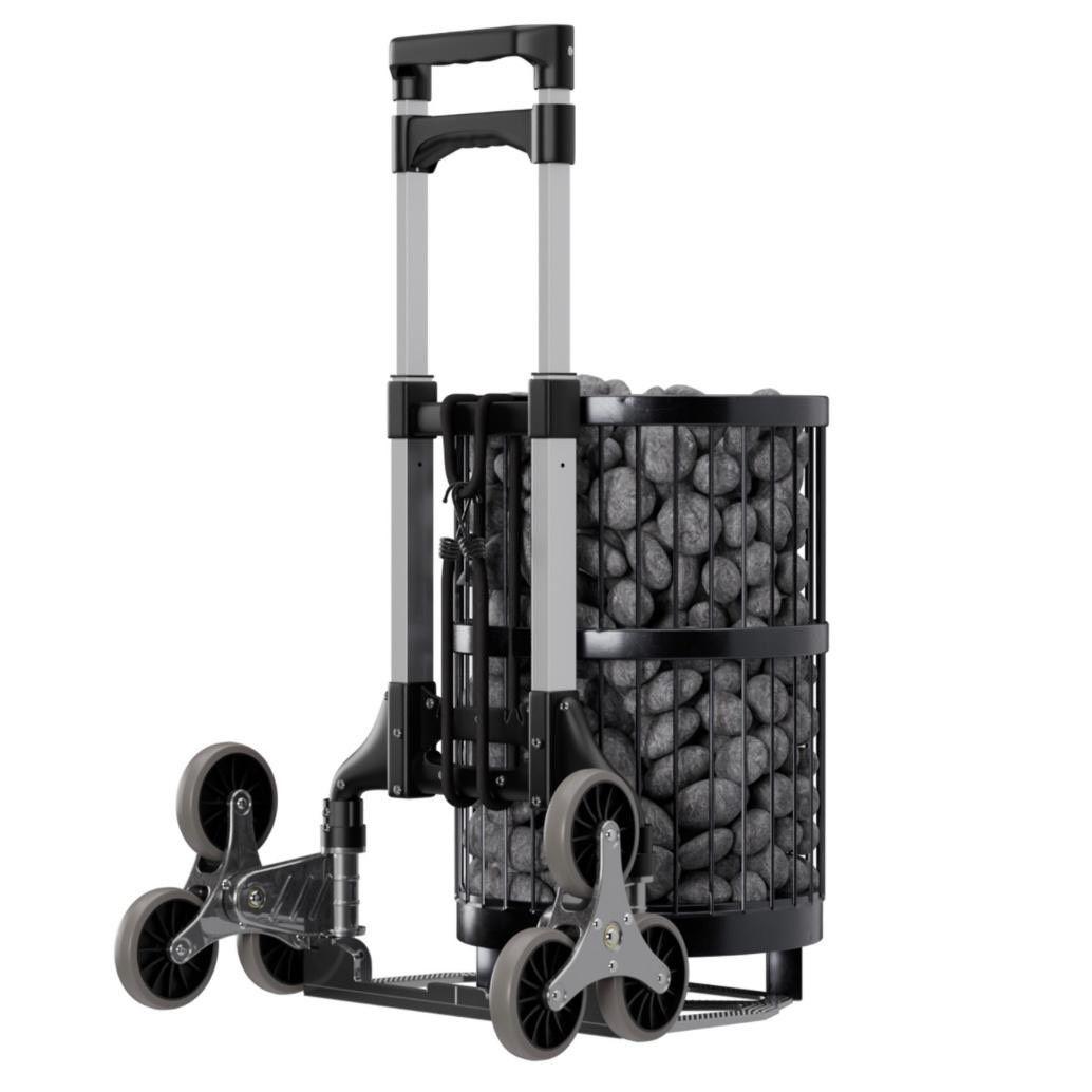 Sackkarre aus Aluminium mit Treppenrädern leicht & belastbar