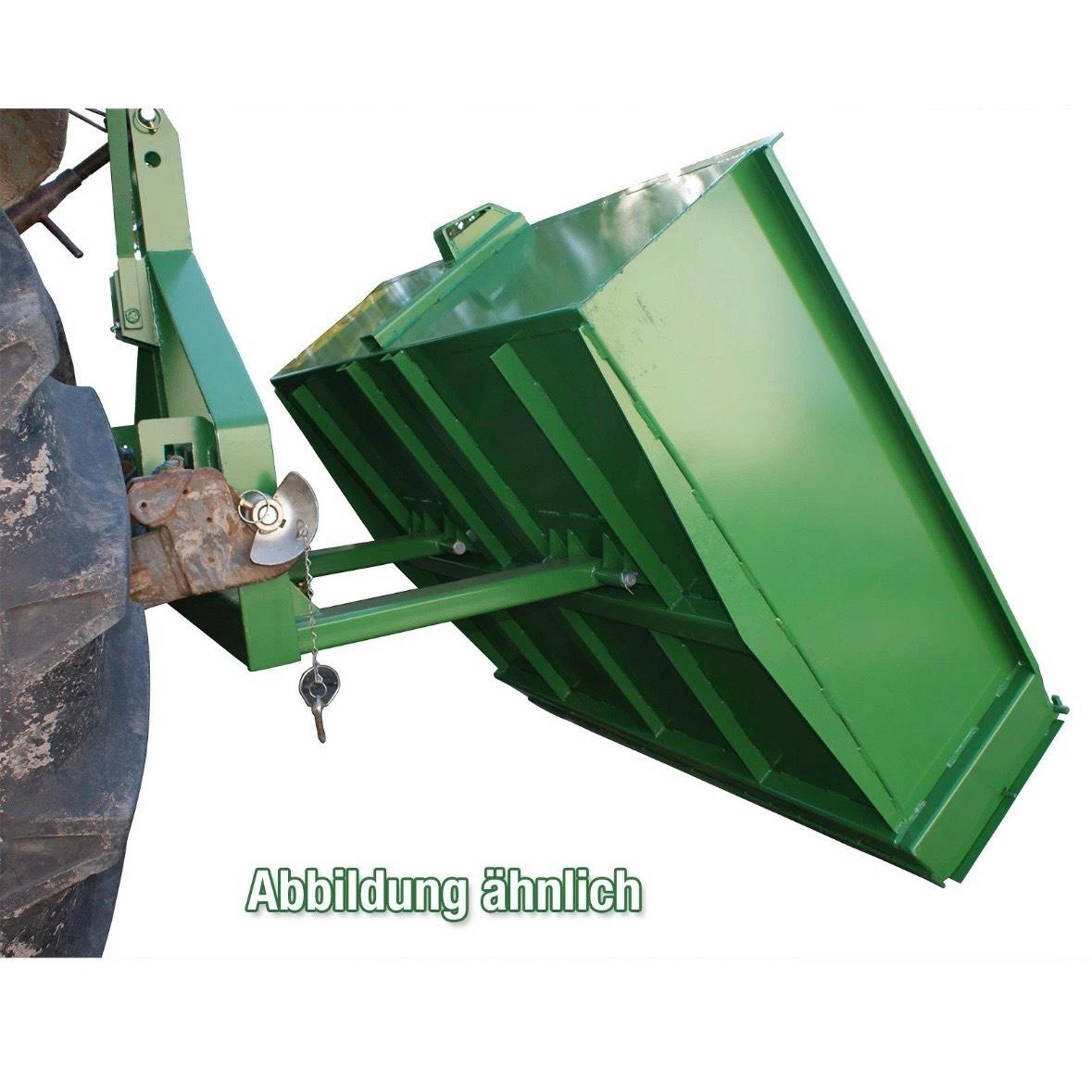 Heckcontainer Traktor 1000kg Kippbar