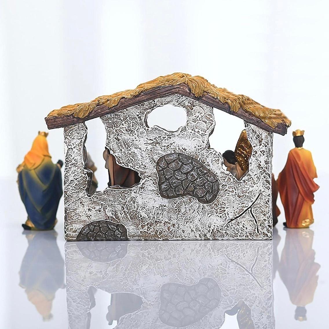 Weihnachtskrippe Krippenszene zur Geburt Jesu