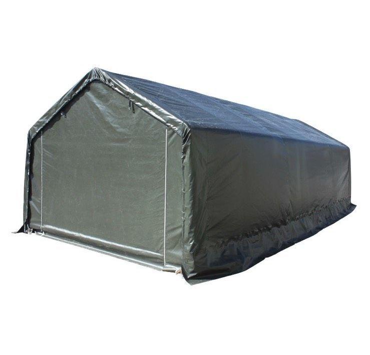 XXL Weidezelt 6×3,3m Unterstand mit PVC-Plane