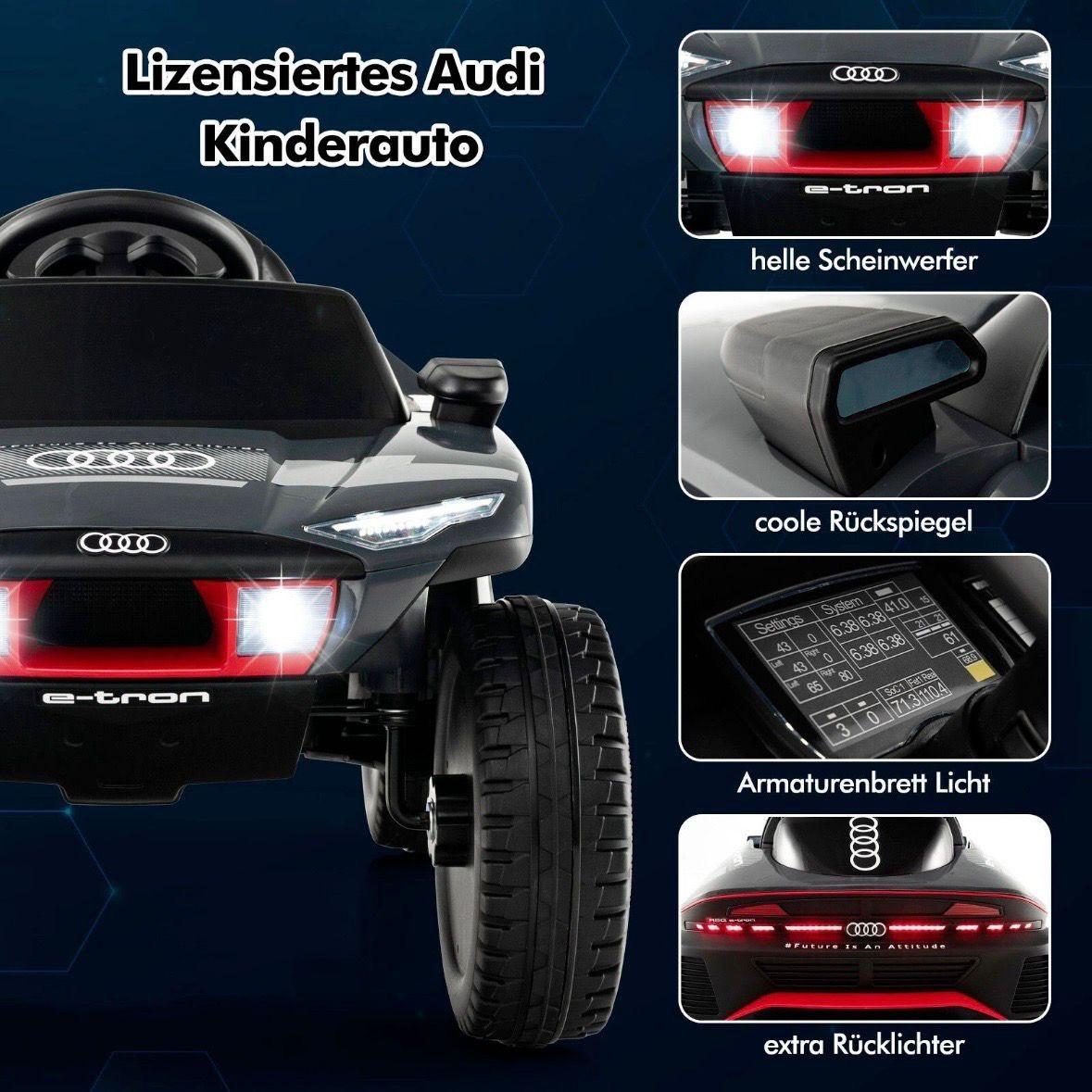 Elektrisches Kinderauto 12V mit Fernbedienung, Licht & Musik – Kinderfahrzeug mit Federung