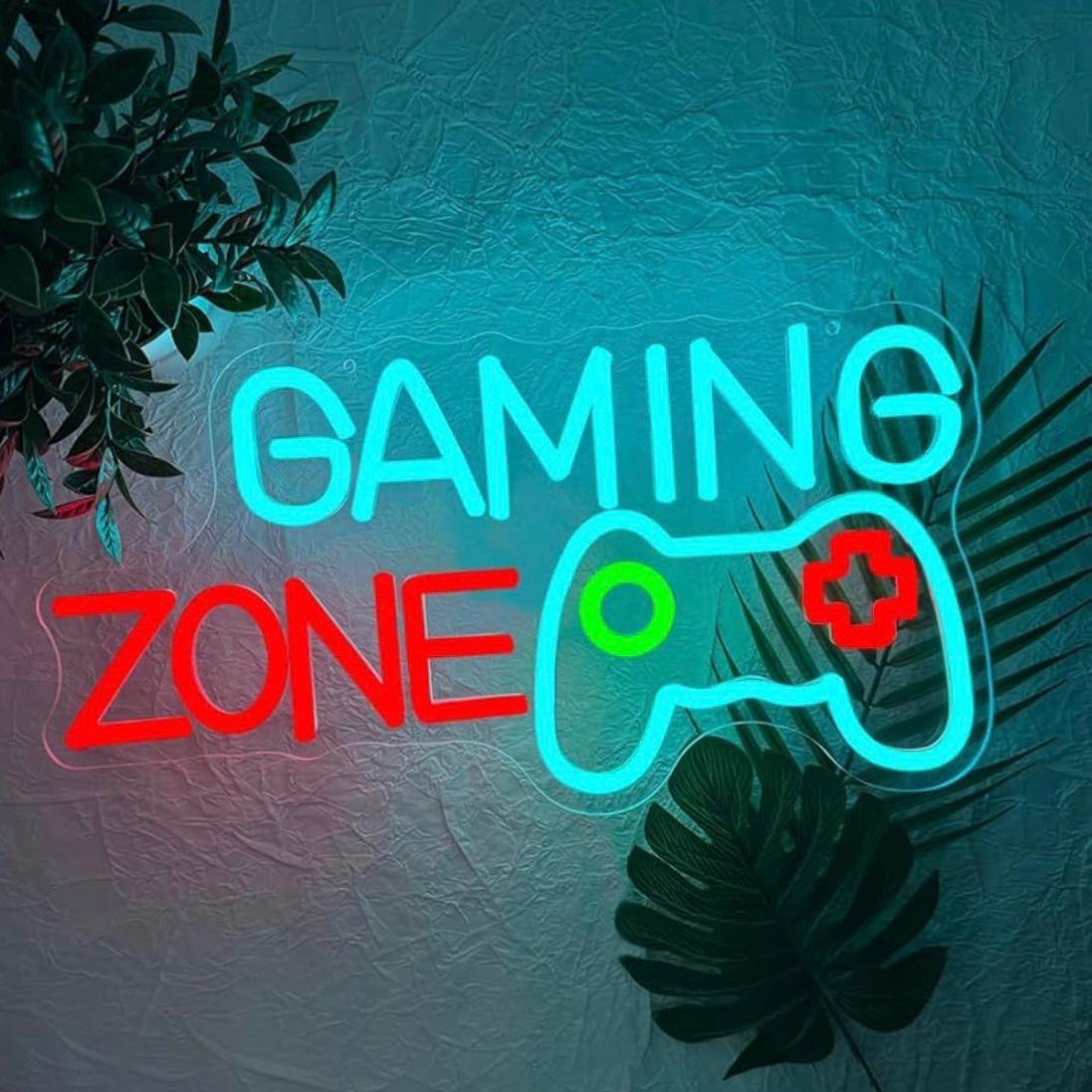 LED Neon Schild Gaming Zone