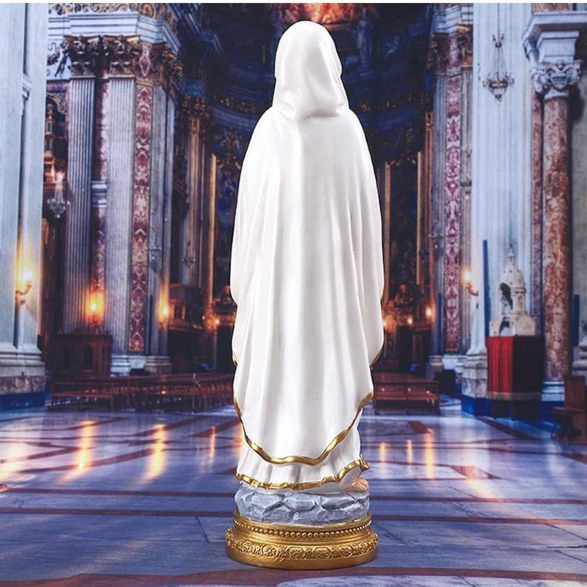 Jungfrau Maria Statue religiös Deko Figur Kunstharz