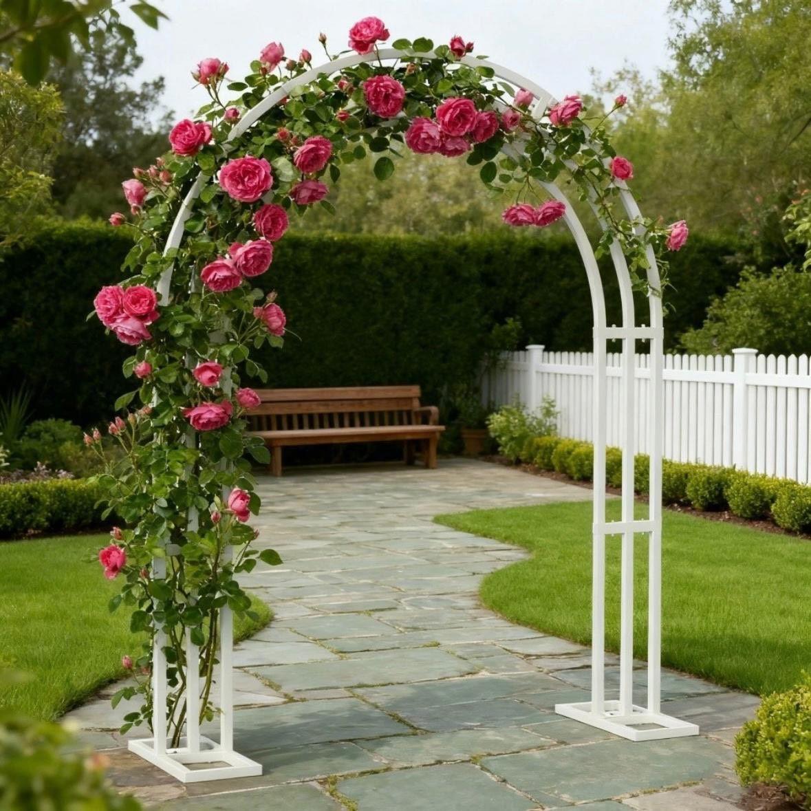 Gartenbogen Schmiedeeisen 2,6m Rankbogen