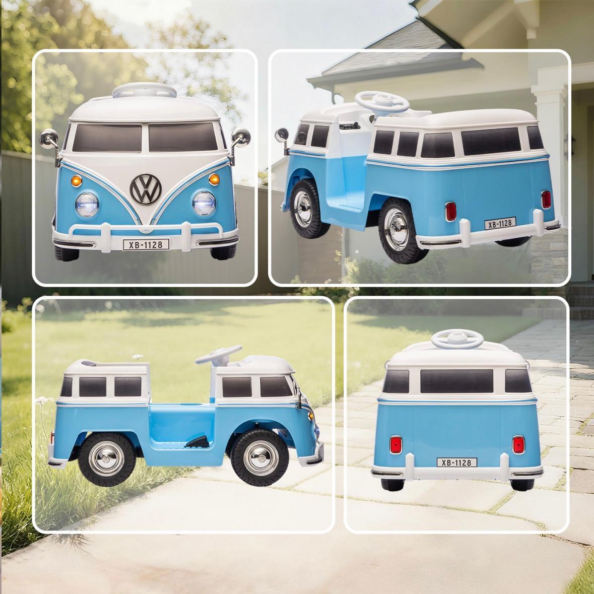 Volkswagen T1 Camper Kinder Elektroauto 12V mit MP3 & Licht